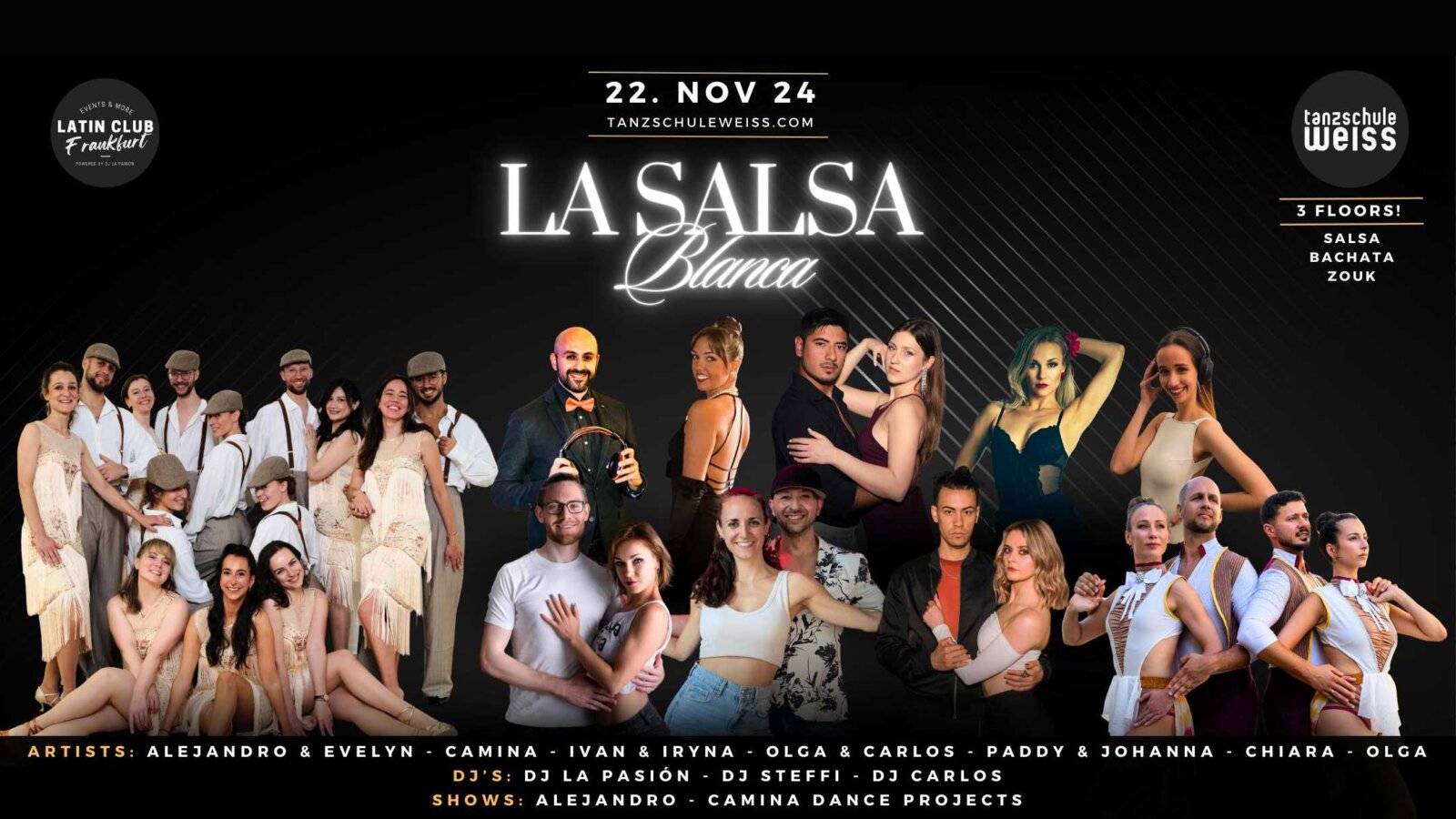 Tanzschule Weiss la Salsa Blanca 22.11.24